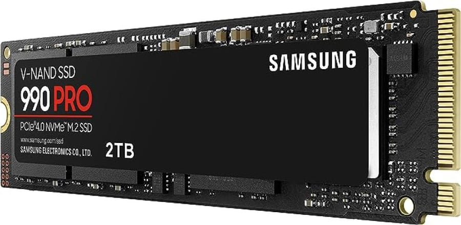 SSD سامسونج 2 تيرابايت 990 برو M.2.7450MB, MZ-V9P2T0BW أسود