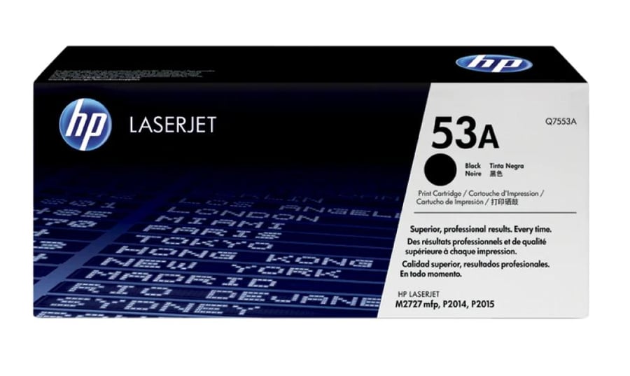 اتش بي - خرطوشه حبر ليزر أصلي أسود HP 53A Q7553A