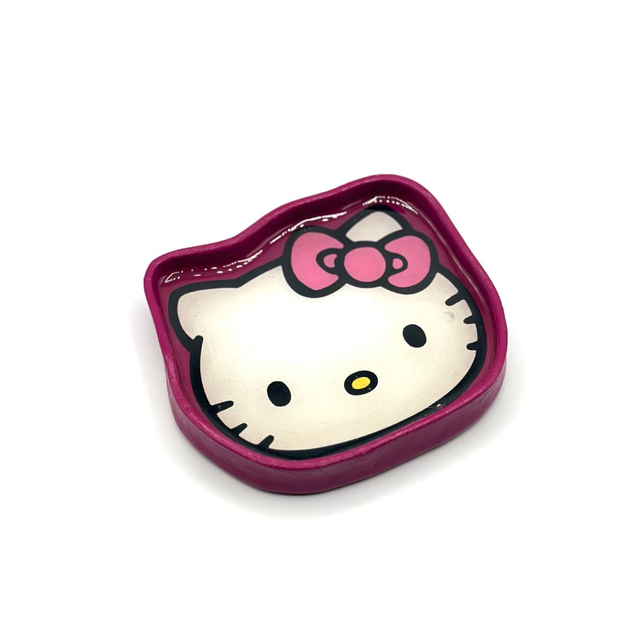 Pottery Tray - hello kitty
