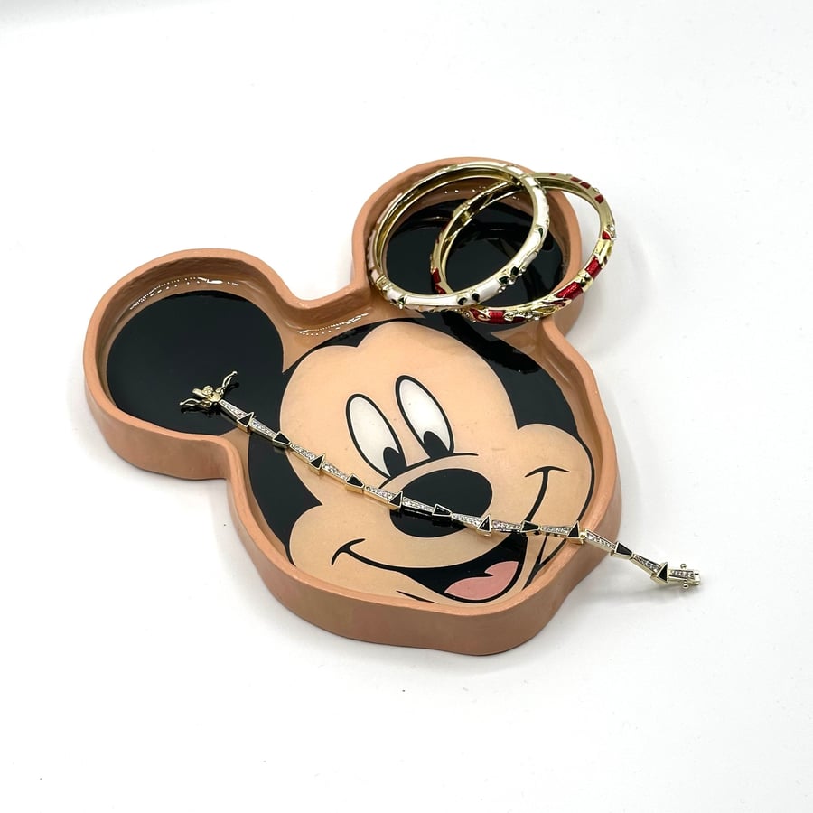 Pottery tray - mickey mouse