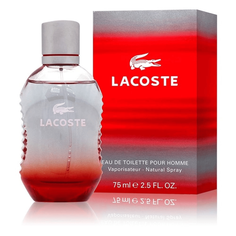 عطر لاكوست رد الرجالي الاحمر تواليت 125مل