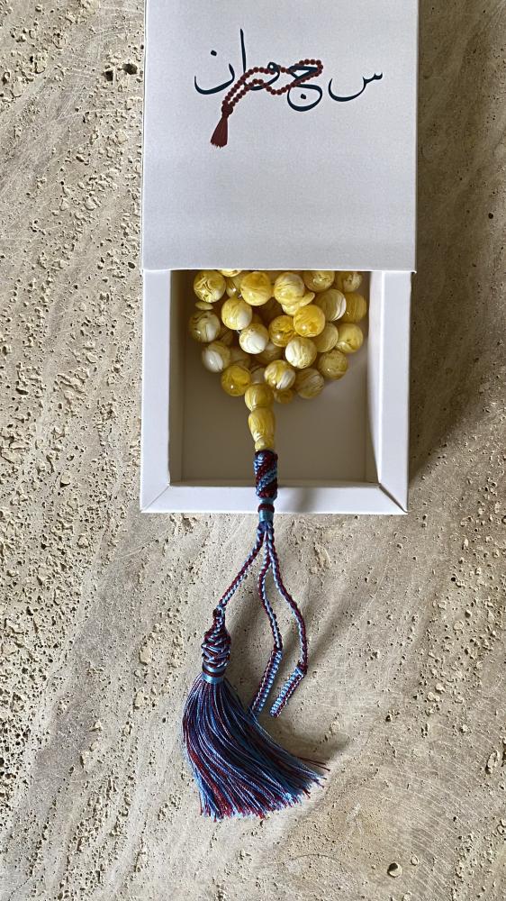 A prayer bead made of musk and karkoush, custom-made