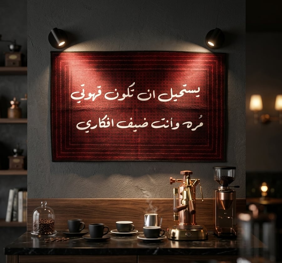سجاد قهوة يستحيل ان تكون قهوتي مره ☕️