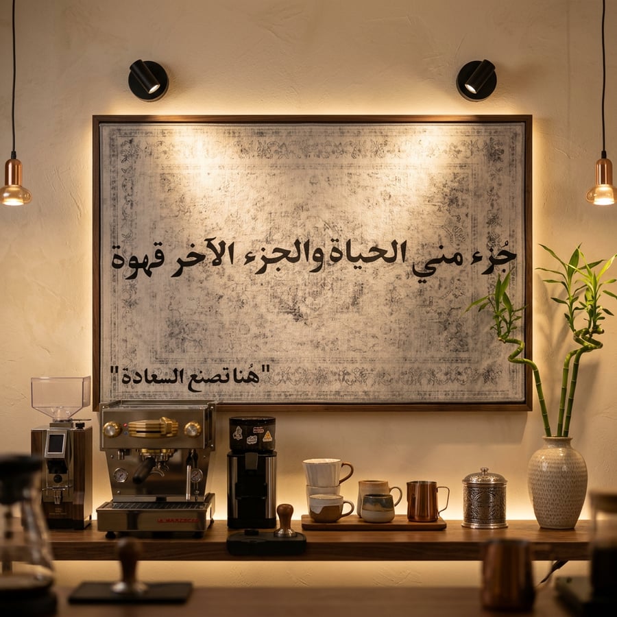سجاد قهوة جزء مني الحياة -Rugs Coffee ☕️