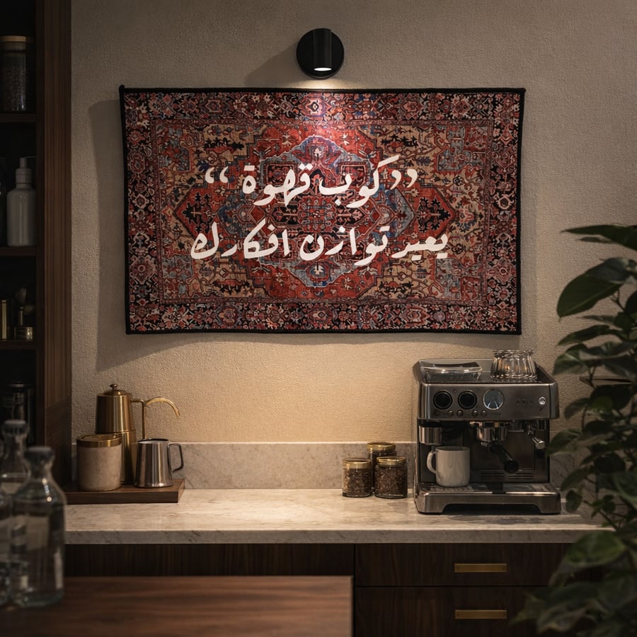 سجاد قهوة كوب قهوة يعيد توازن افكارك-Rugs Coffee ☕️
