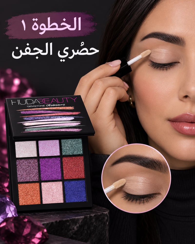 لوحة هدى بيوتي جيمستون أوبسيشنز 9 ألوان
