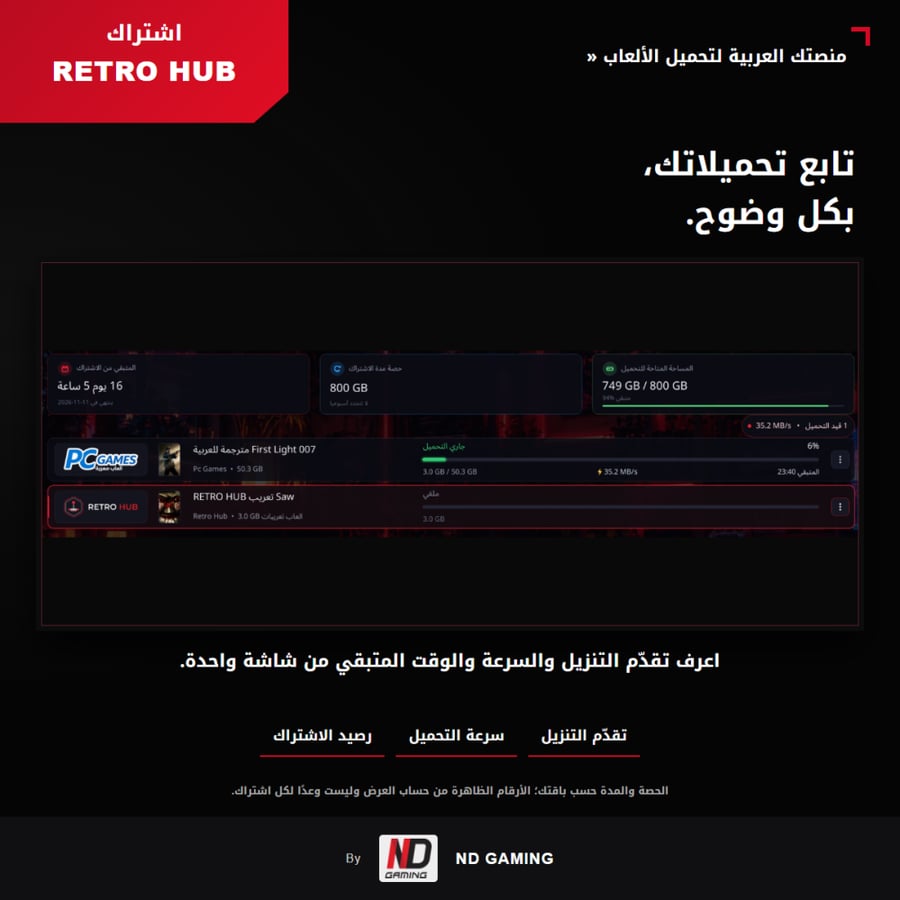 اشتراك - RetroHub