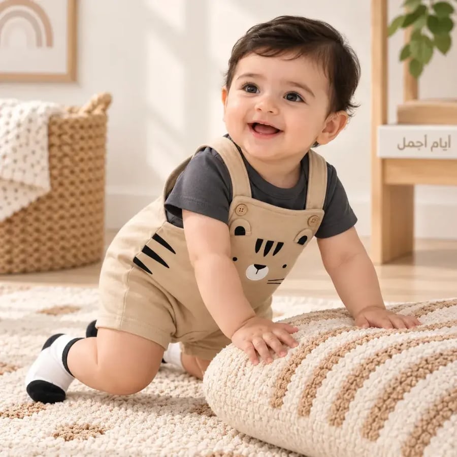 حديثي الولادة بودي سوت دنجري متعدد الاشكال ( 0 - 12شهر)