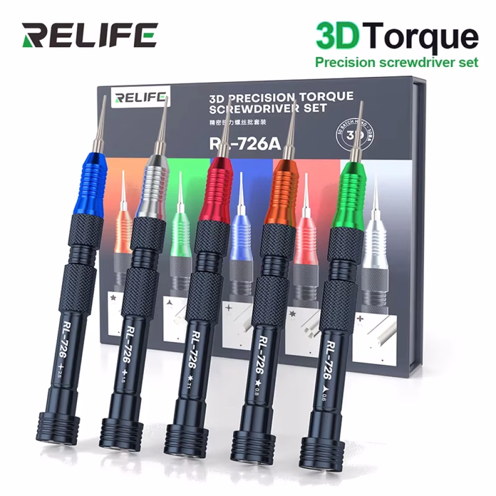 طقم مفكات براغي 5 في 1 RELIFE RL-726A 3D