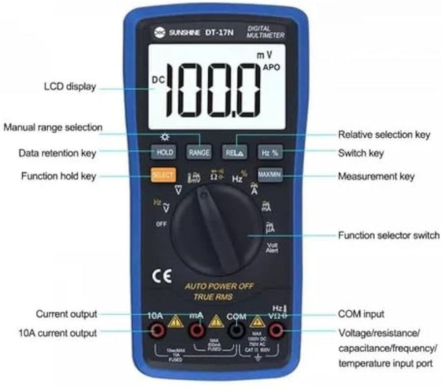 ملتيميتر SUNSHINE DT - 17N