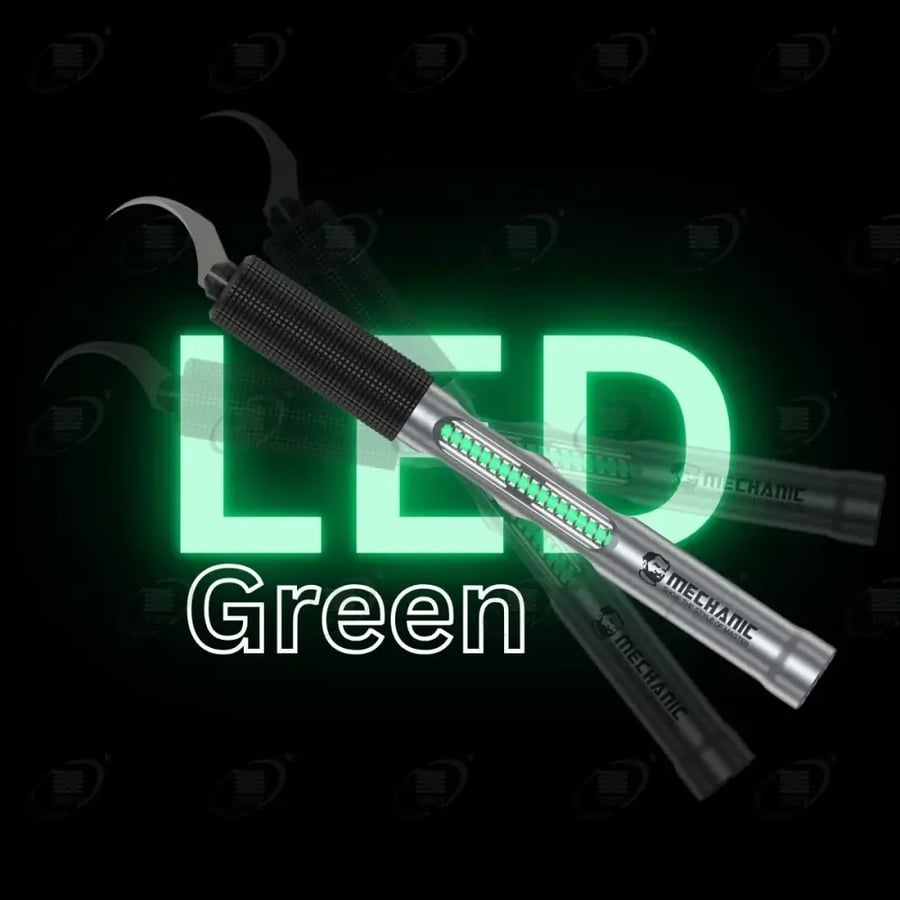مقبض مع شفرات مزود باضاءة MECHANIC GREEN LED REPAIR