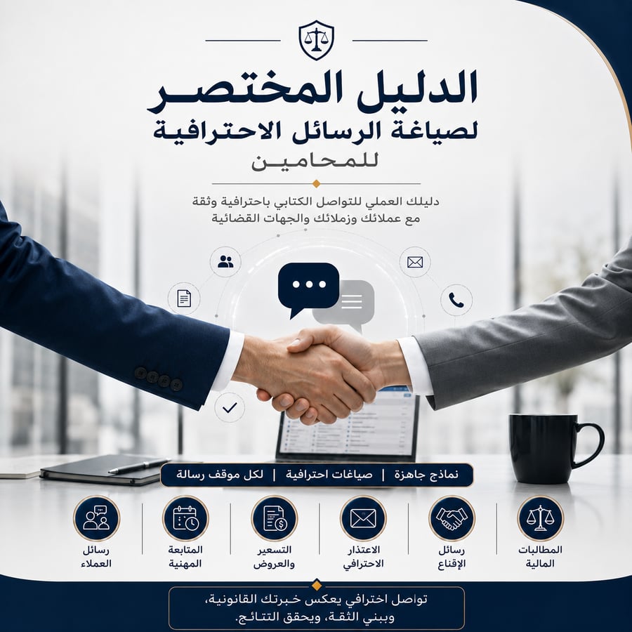 الدليل المختصر لرسائل المحامين الاحترافية