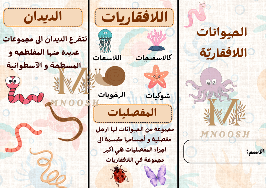 الحيوانات اللافقاريات