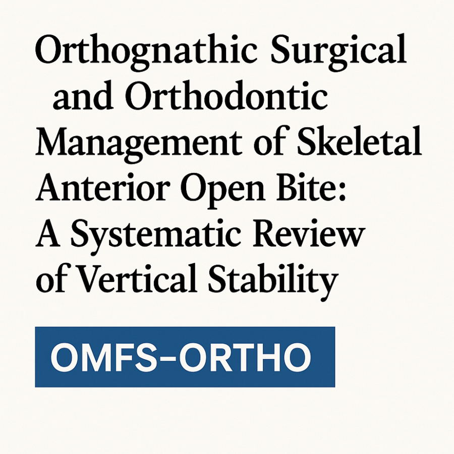 Integrated Orthodontic and Surgical Correction of Skeletal Anterior Open-Bite Malocclusion: A Systematic Review of Outcomes and Complications.