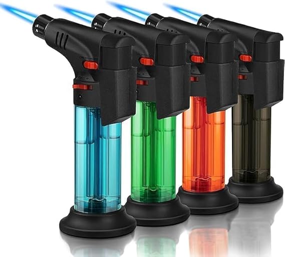 Colored charcoal lighter for trips, 5 refillable charcoal pieces