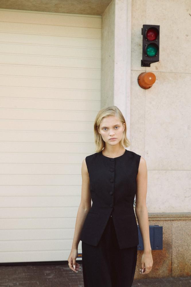 Original Black Vest&Skirt Set