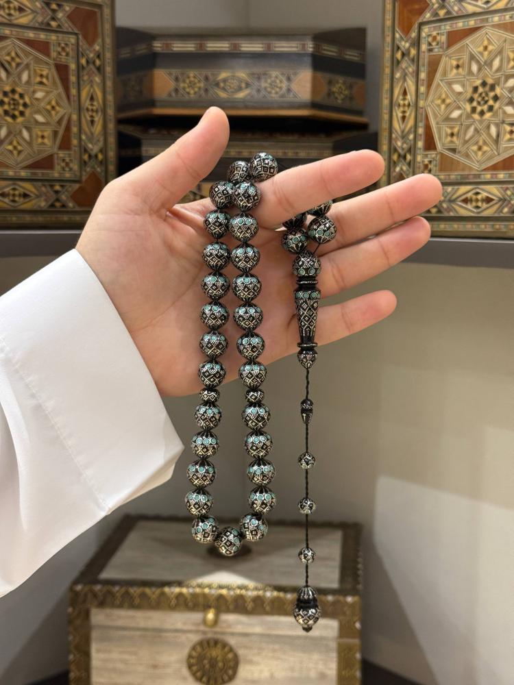 سبح كوك طبيعي تنزيل فضة وليد كلابيزو - حجر السلطان ولك من الاسم نصيب