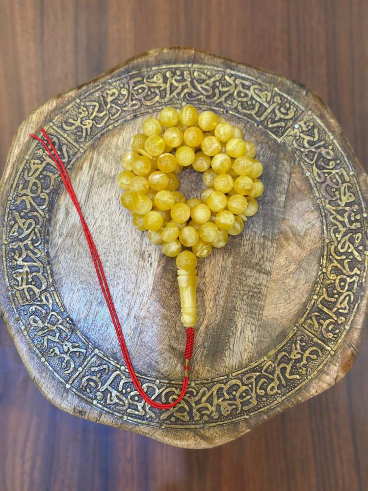 مسباح كهرب طبيعي مع شهادة دانات - حجر السلطان ولك من الاسم نصيب