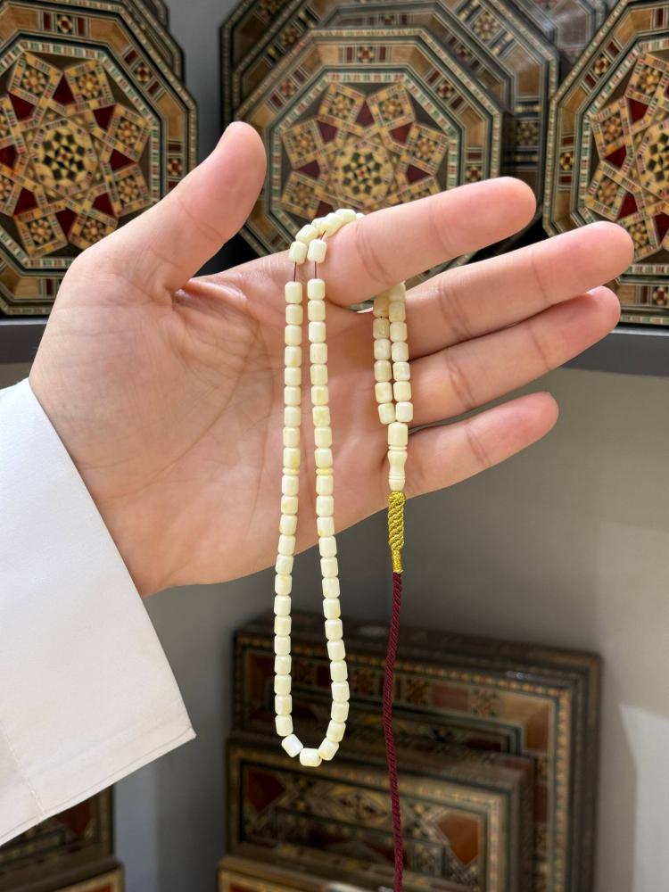 سبحة كهرمان طبيعي اوكراني ناعم