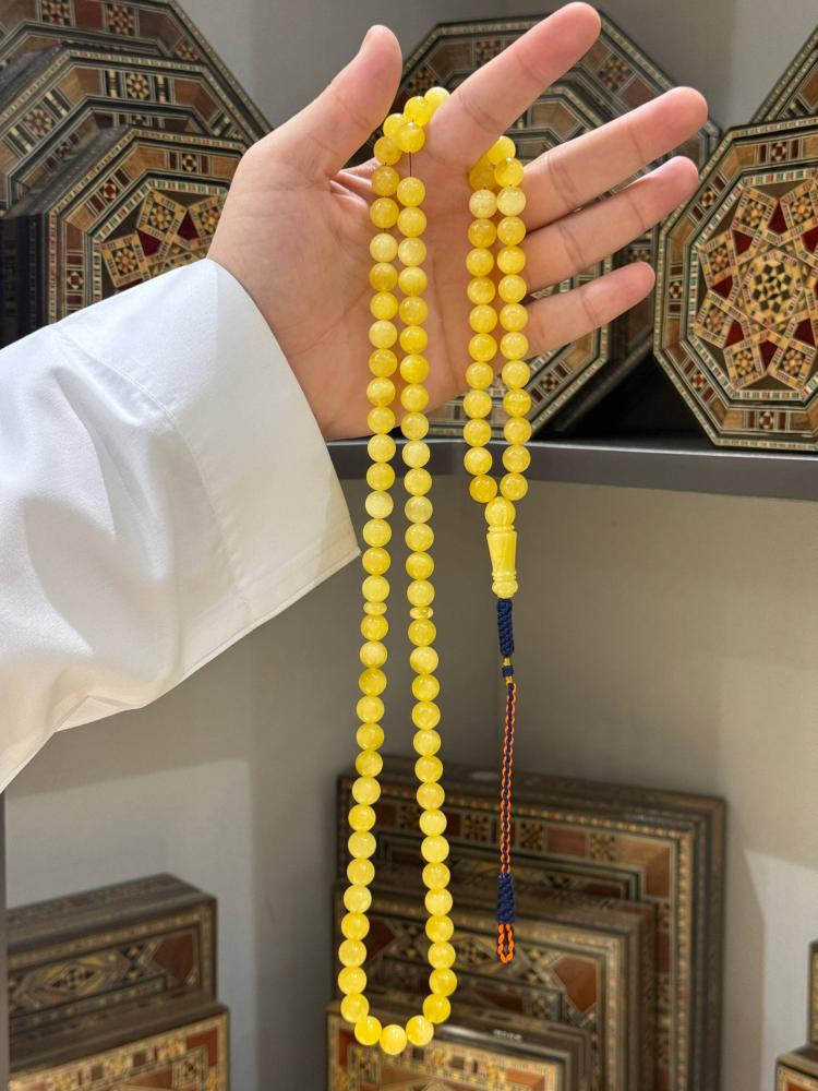 مسباح كهرب طبيعي كلنغرادي كروي - حجر السلطان ولك من الاسم نصيب