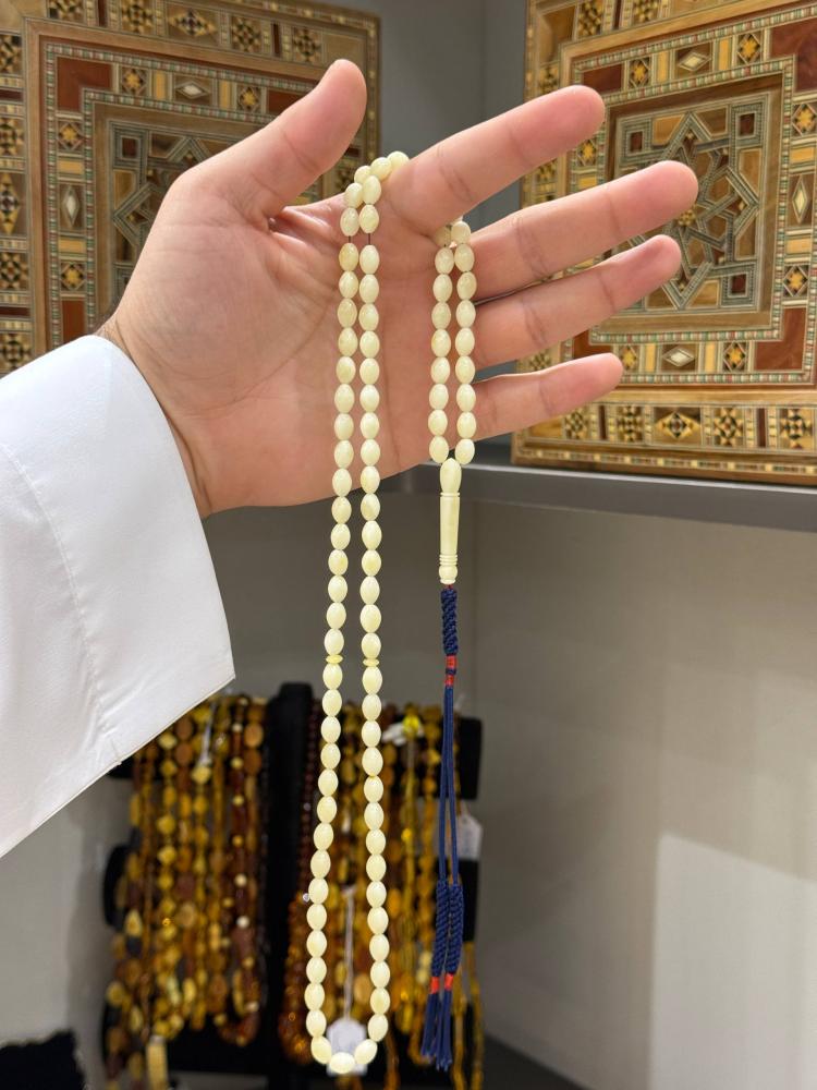 سبحة كهرمان طبيعي اوكراني
