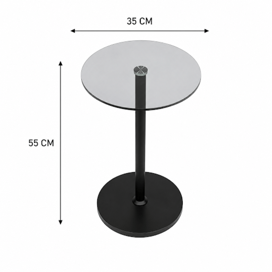 طاولة خدمة مفرد OG-14 GREY&BLACK