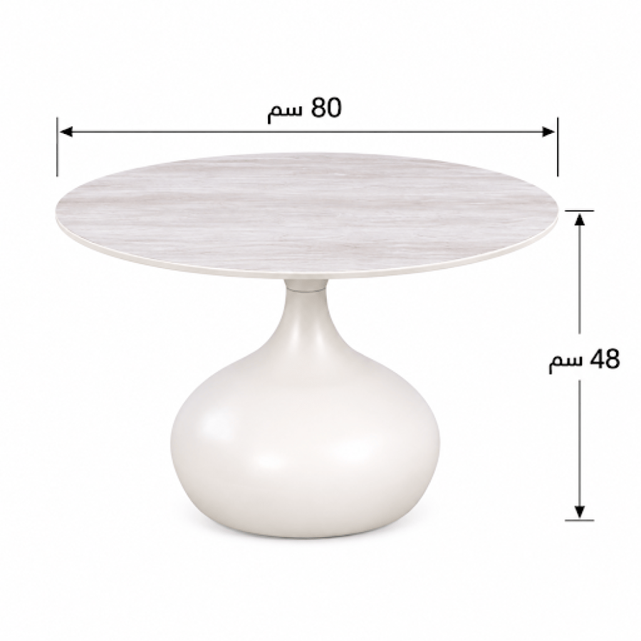 طقم شاي سيراميك SHS-036 L.GREY 1+6