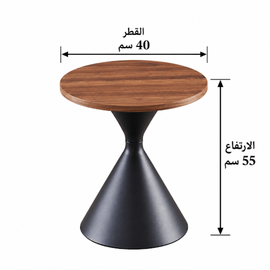 طقم شاي خشب ميلامين SHS-034 BROWN 1+6