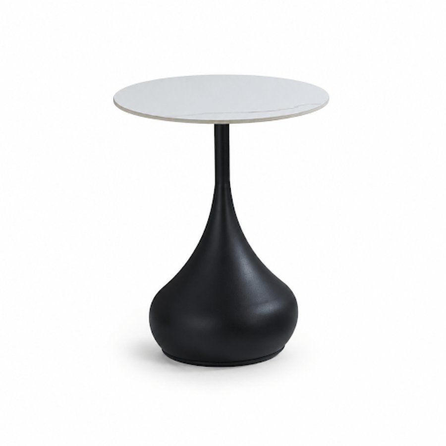 طاوله خدمه سيراميك دائري B1040S BLACK 4545