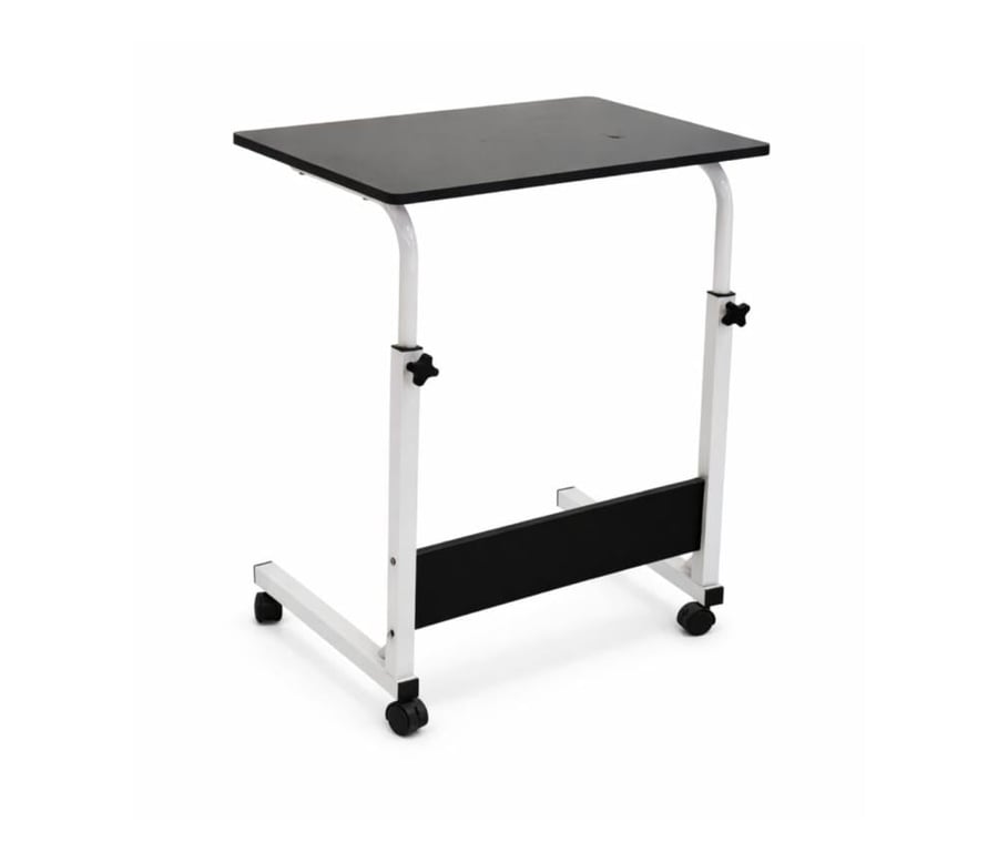 طاولة مكتب متحركة بعجلات أسود - 604 Black