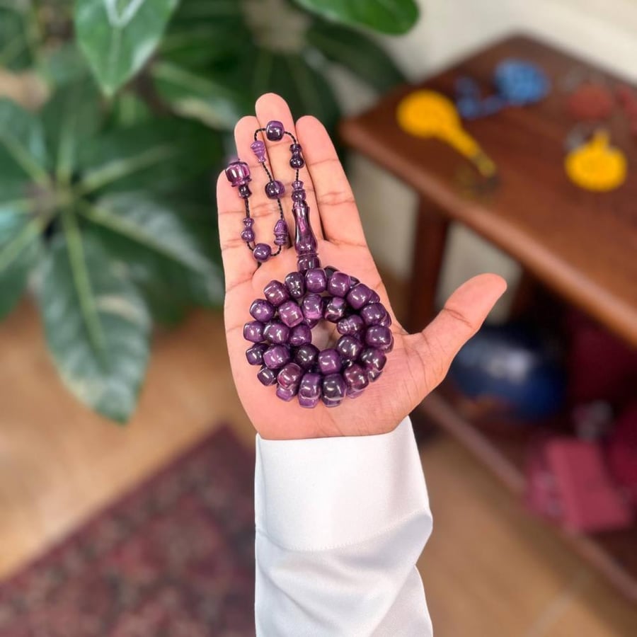 مسباح فاتوران تفاحي بنفسجي