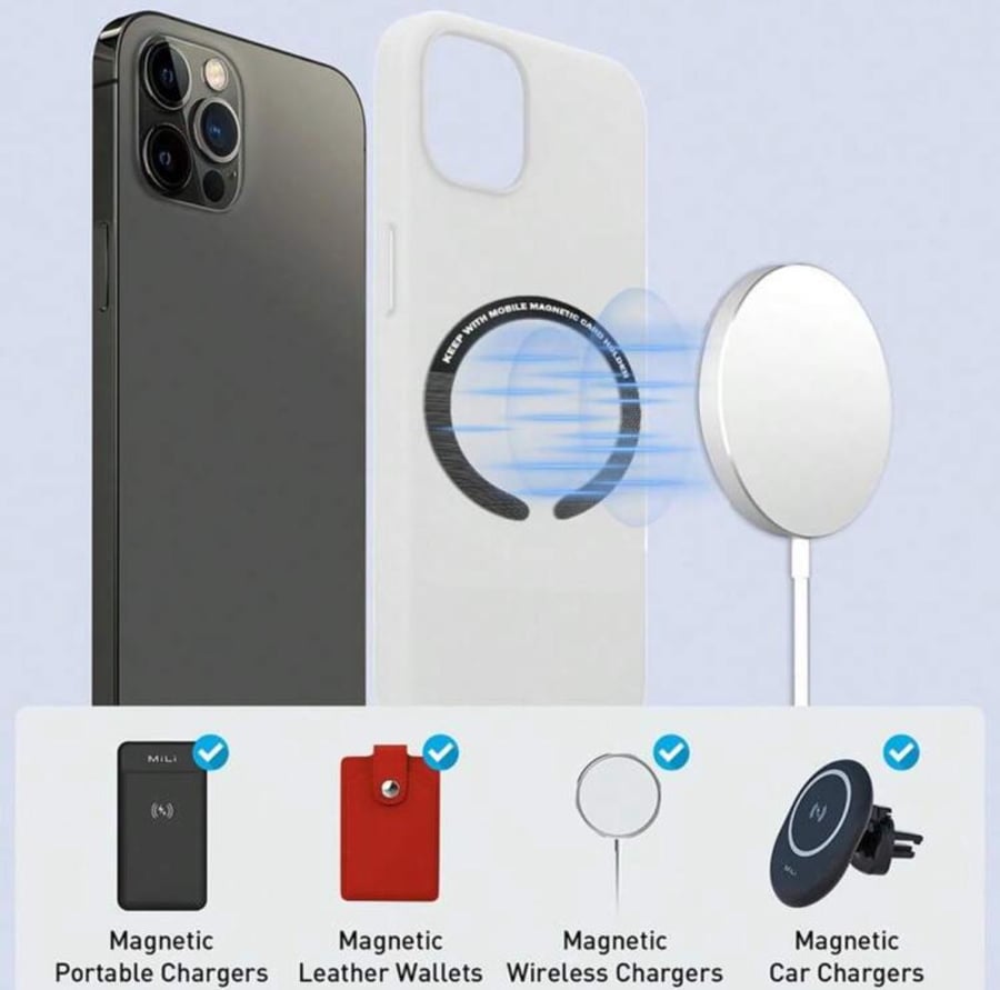 Magnetic Metal Plate Ring for phones