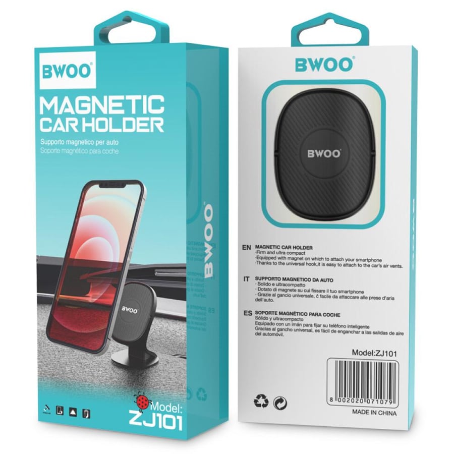 بوو حامل جوال على مغناطيس اسود BO-ZJ101