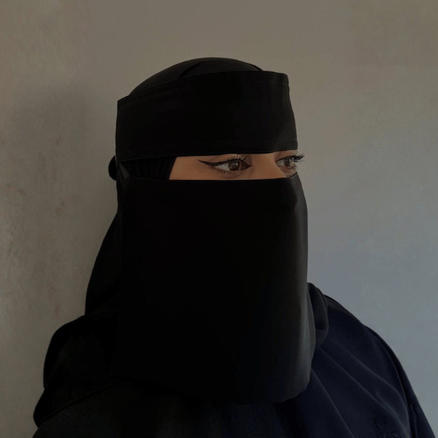 نقاب قصير مقاس (7in) مايل