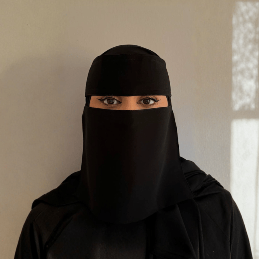 نقاب قصير مقاس (7in) مايل