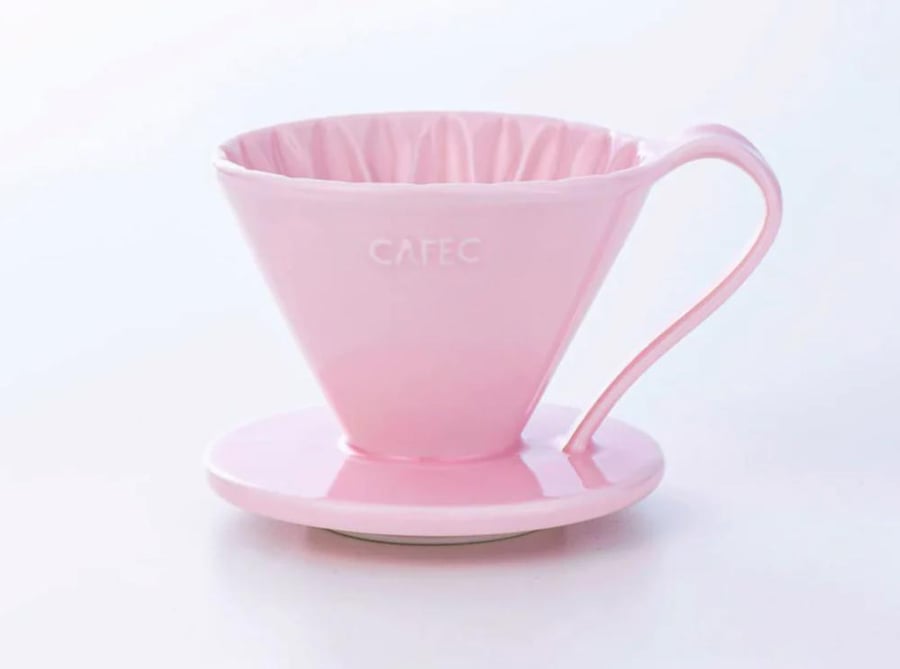 V60 drip cone 02 from Kaveek (pink)