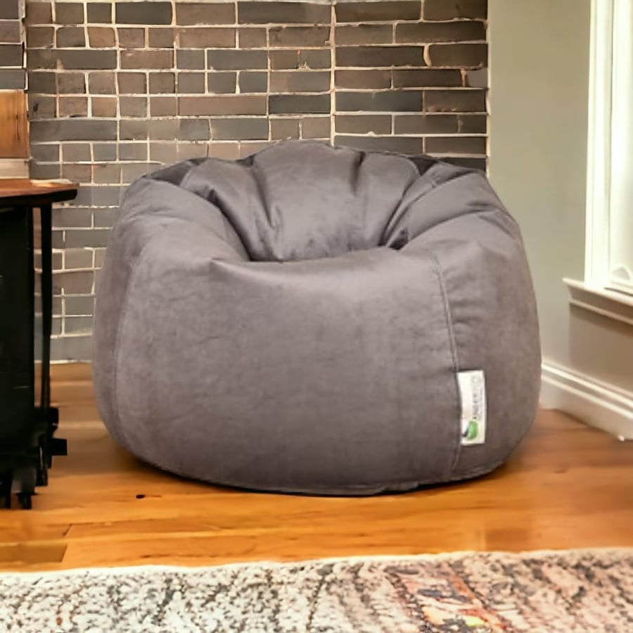 اندرسون بين باج مخمل متوسط الحجم رمادي Bean Bags Saudi Arabia