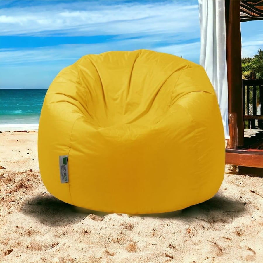 بين باج أندرسون لون اصفر مقاوم للماء Bean Bags Saudi Arabia