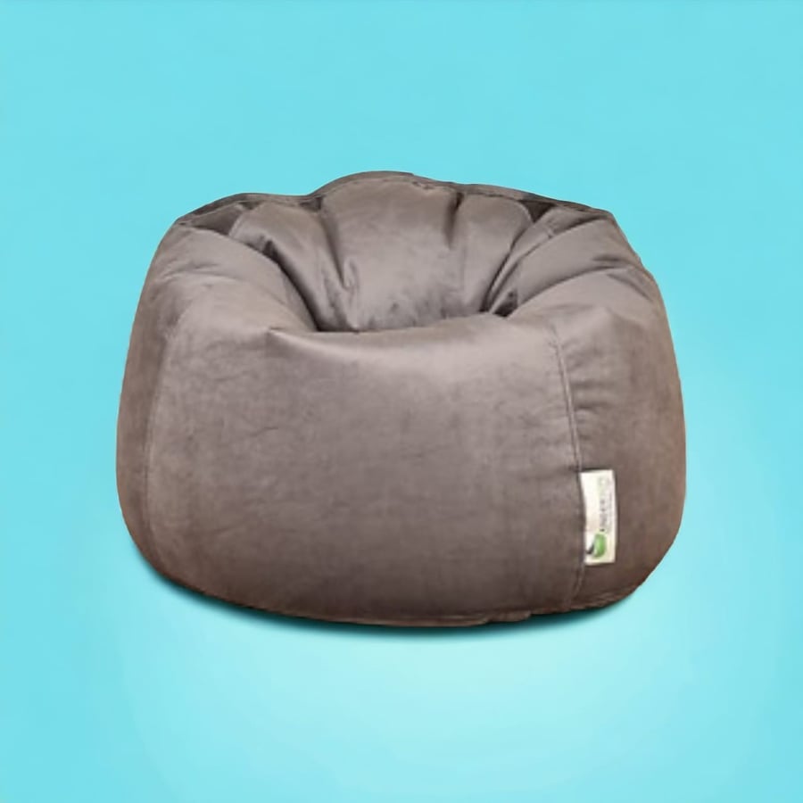 اندرسون بين باج مخمل متوسط الحجم رمادي Bean Bags Saudi Arabia