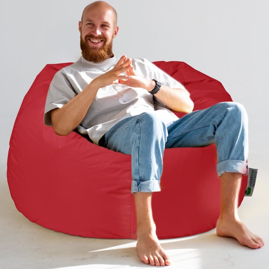 بين باج أندي لون أحمر مقاوم للماء Bean Bag Saudi Arabia بين باج KSA
