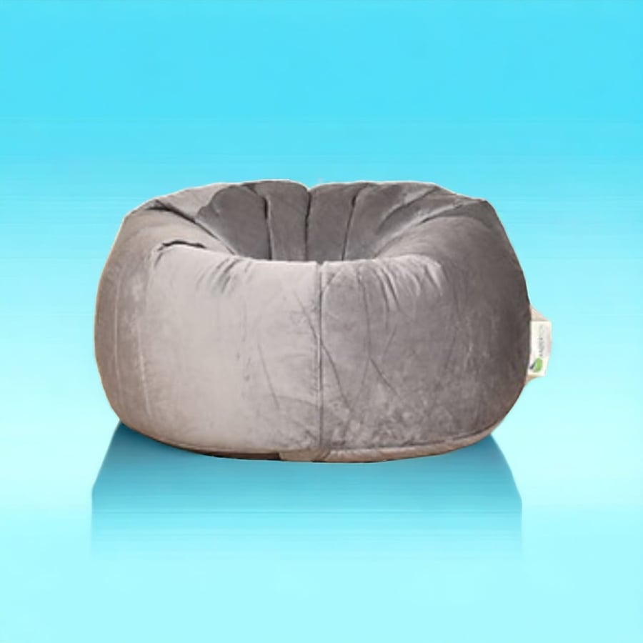 أندرسون بين باج مخمل كبير الحجم رمادي Bean Bags Saudi Arabia