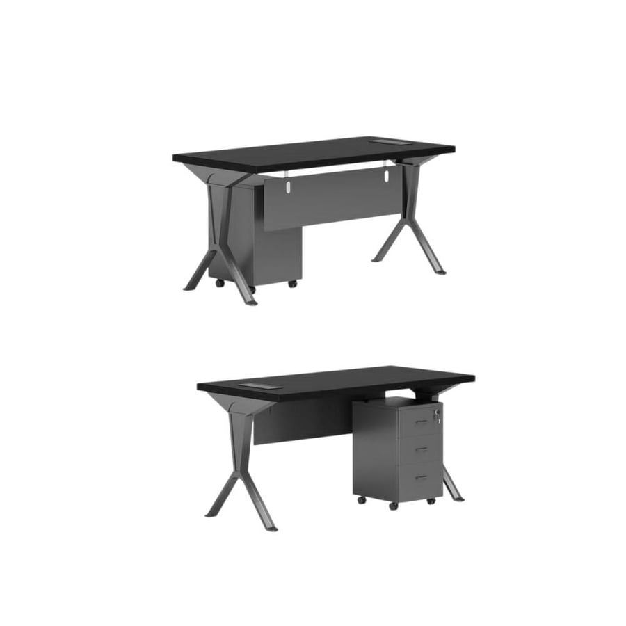 Modern work office "Elite" 120cm brown color