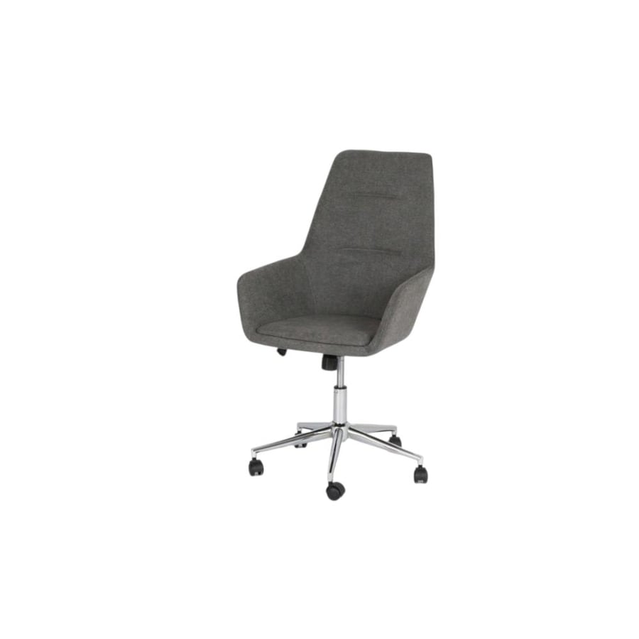 Modern office chair from luxurious fabric