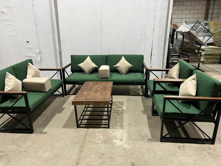 Outdoor seating for gardens 7 people XL