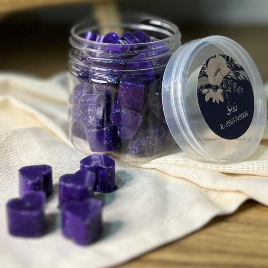 Hearts of the mastika scented with lavender fragrance