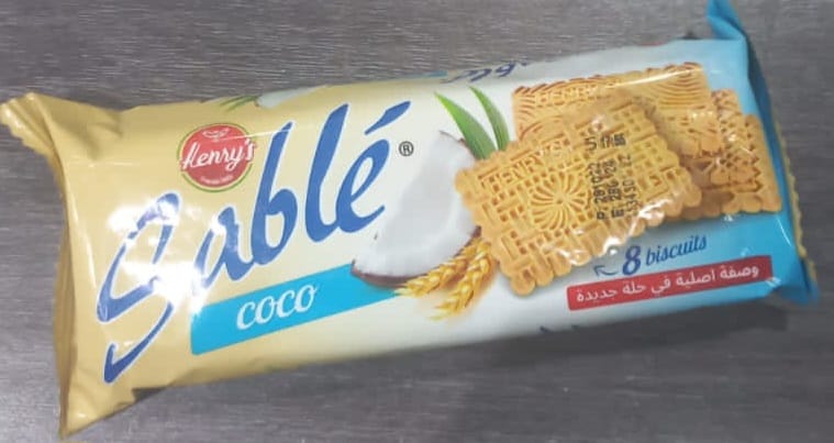 بسكويت جوز الهند