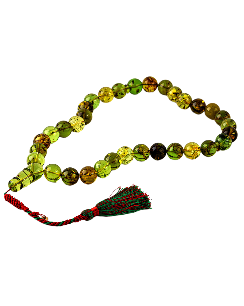 Amber stone rosary