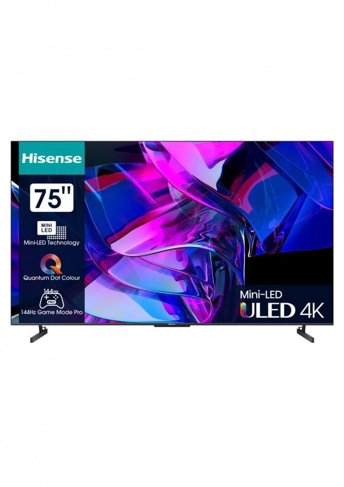 تلفزيون هايسنس 75 بوصة، ذكي، HDR ، 4K ، نظام التشغيل VIDAA