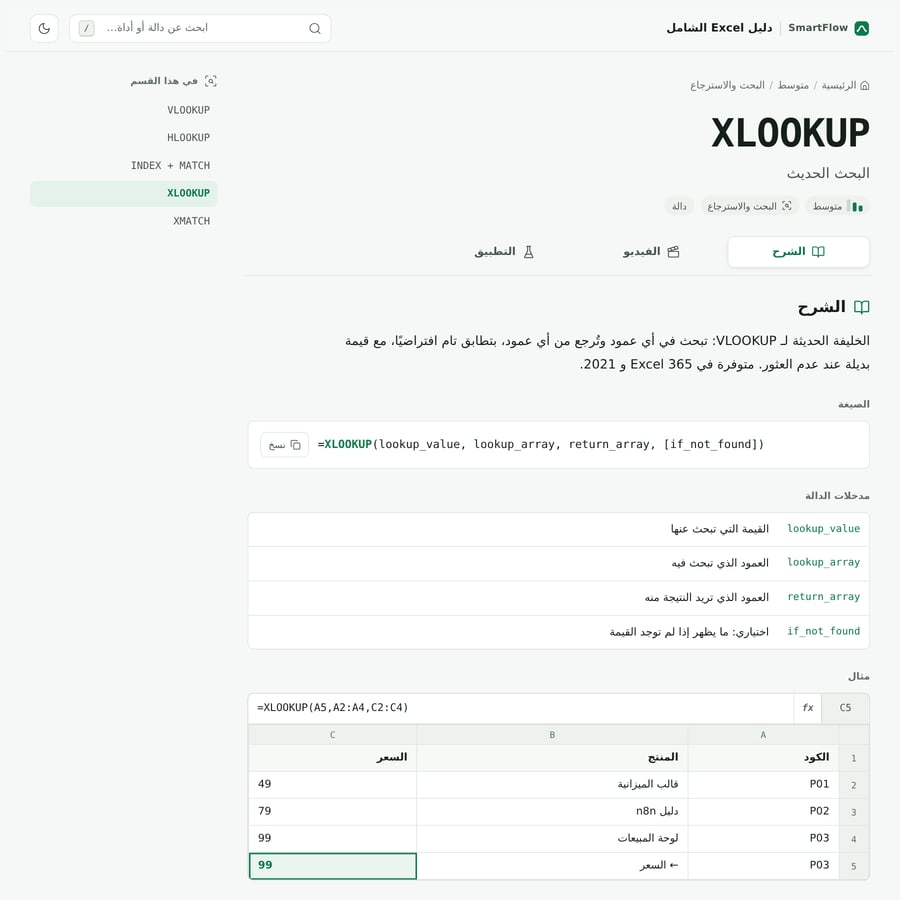 دليل Excel لإدارة الأعمال والتقارير