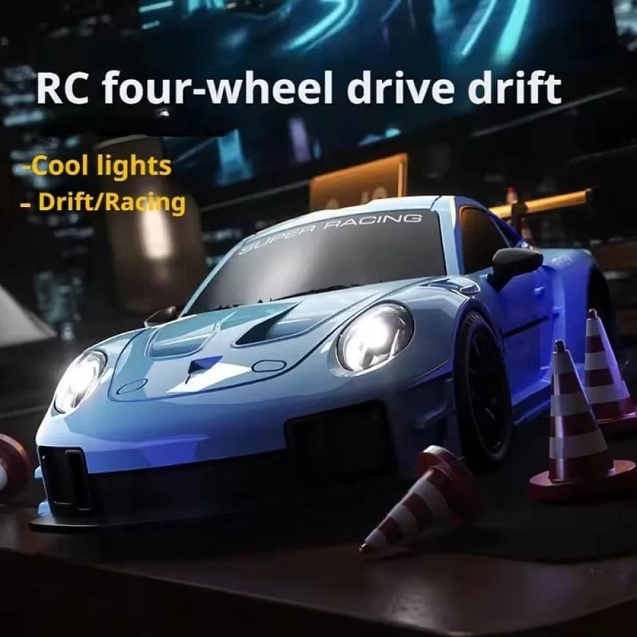سيارة سباق درفت بالتحكم عن بعد GT3 RS بمقياس 1:24 عالية السرعة